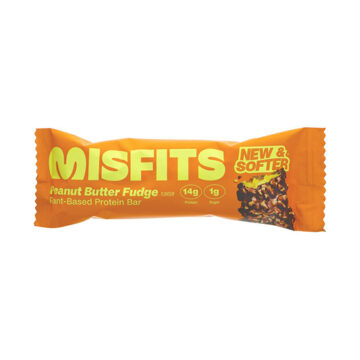 Misfits Peanut Butter Fudge Plant Based Protein Bar 50g