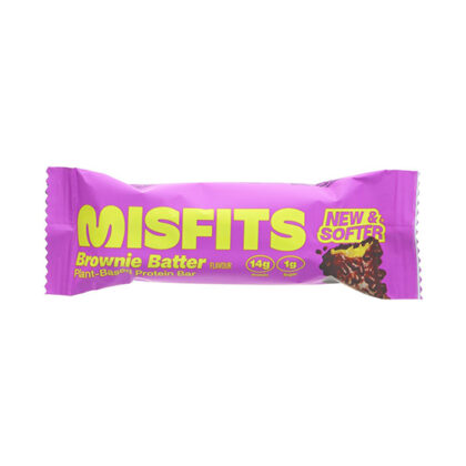 Misfits Brownie Batter Plant Based Protein Bar 50g