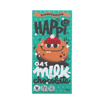 Happi Gingerbread Oat Chocolate Bar
