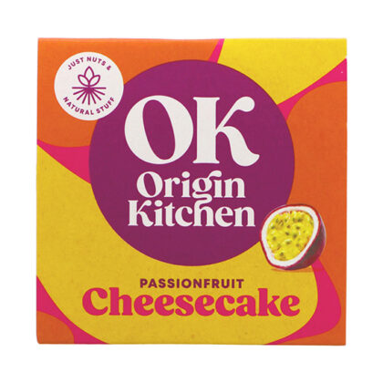 Origin Kitchen Passionfruit Vegan Cheesecake 75g