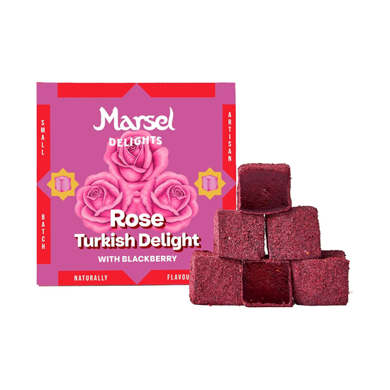 Marsel Rose With Blackberries Turkish Delight 85g