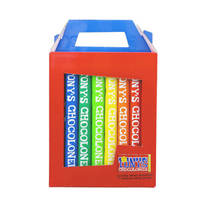 Tony’s Rainbow Choc Gift Box 6x180g