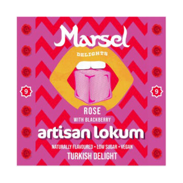 Marsel Rose With Blackberries Turkish Delight 85g