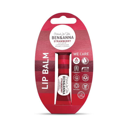 Ben & Anna Strawberry Lip Balm 6g