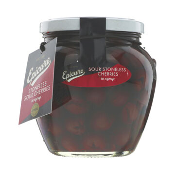 Epicure Stoneless Sour Cherries in Syrup 570g