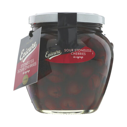 Epicure Stoneless Sour Cherries in Syrup 570g