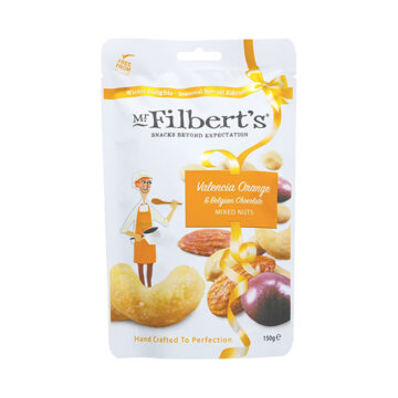Mr Filbert’s Valencia Orange & Belgian Chocolate Mixed Nuts 150g