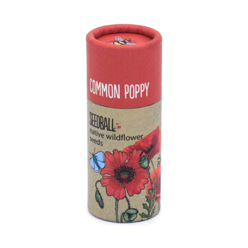 Seedball Common Poppy Seeds 20 balls