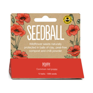 Seedball Poppy Seeds 12 balls