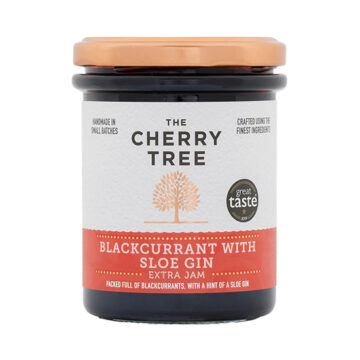 The Cherry Tree Blackcurrant with Sloe Gin Extra Jam 225g