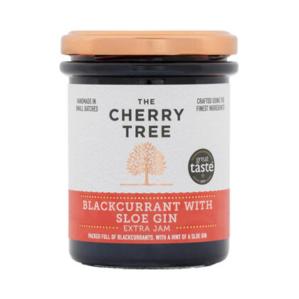 The Cherry Tree Blackcurrant with Sloe Gin Extra Jam 225g