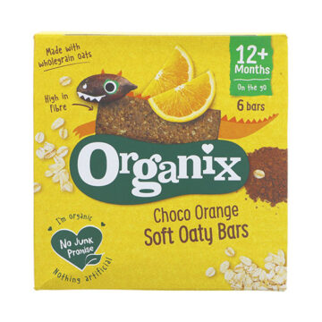 Organix Choco Orange Soft Oaty Bars Organic 6 Bars