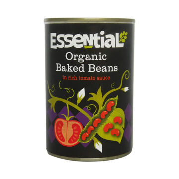 Essential Tinned Baked Beans Organic 400g