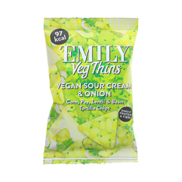 Emily Vegan Sour Cream & Onion Veg Thins 23g