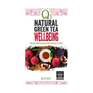 Qi Wellbeing Natural Green Tea 20 bags