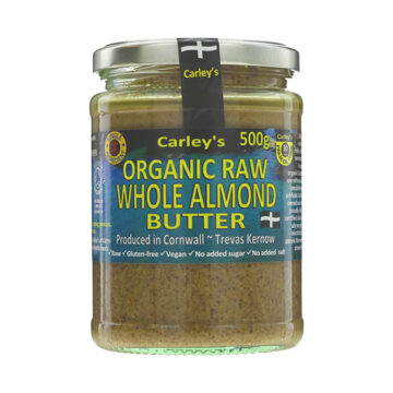 Carley’s Organic Raw Whole Almond Butter 500g