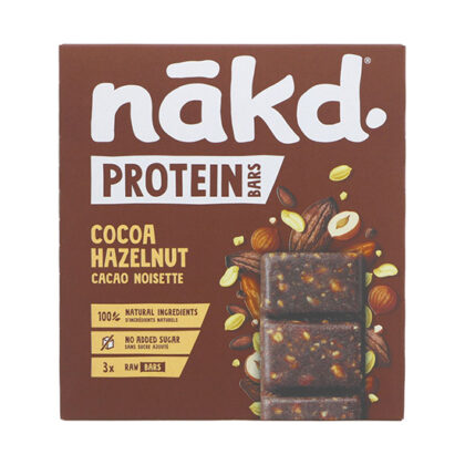 Nakd Cocoa Hazelnut Protein Bars 135g