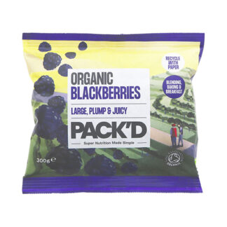 Pack'd Organic Blackberries 300g