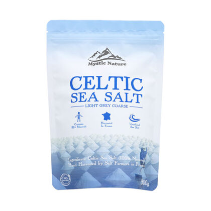 Mystic Nature Celtic Sea Salt Light Grey Coarse 500g
