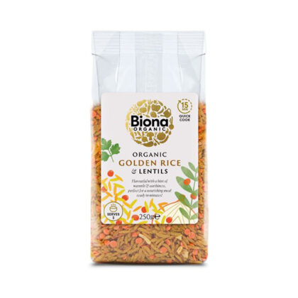 Biona Golden Rice & Lentils Organic 250g