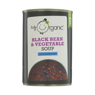 Mr Organic Black Bean & Vegetable Soup 400g