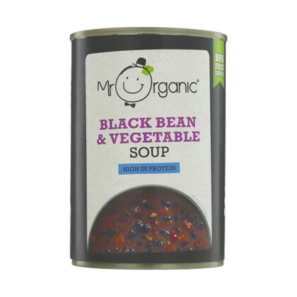 Mr Organic Black Bean & Vegetable Soup 400g
