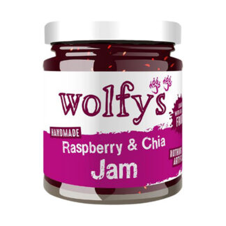 Wolfy's Raspberry & Chia Jam 227g