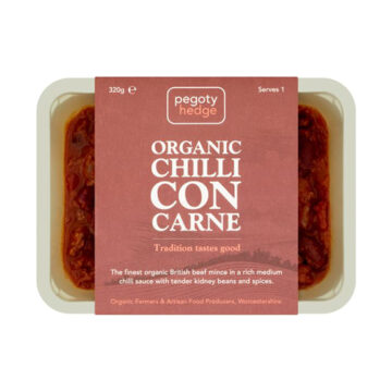 Pegoty Hedge Organic Beef Chilli Con Carne 320g