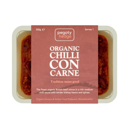 Pegoty Hedge Organic Beef Chilli Con Carne 320g