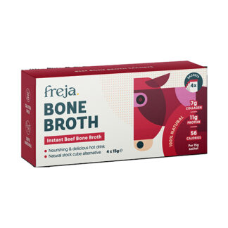 Freja Instant Beef Bone Broth Sachets 4x15g