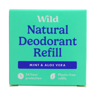 Wild Natural Deodorant Refill Mint & Aloe Vera 40g