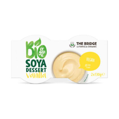 The Bridge Soya Dessert Vanilla Organic 2 x 130g