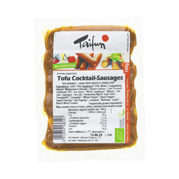Taifun Tofu Cocktail Sausages 160g