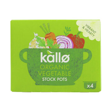 Kallo Vegetable Stock Pots Organic 4 x 24g