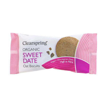 Clearspring Organic Sweet Date Oat Biscuits 40g