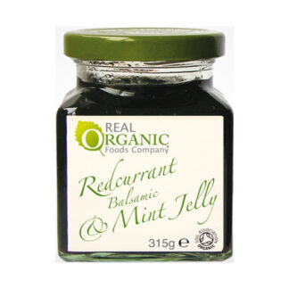 Real Organic Foods Company Redcurrant, Balsamic & Mint Jelly  310g