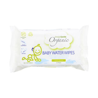 Simply Gentle Organic Baby Water Wipes 52 pack