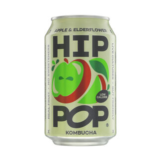 Hip Pop Apple & Elderflower Kombucha 330ml