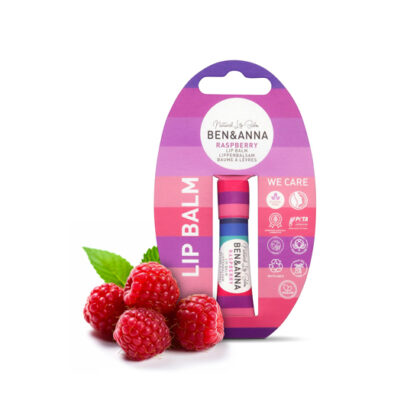 Ben & Anna Raspberry Lip Balm 6g