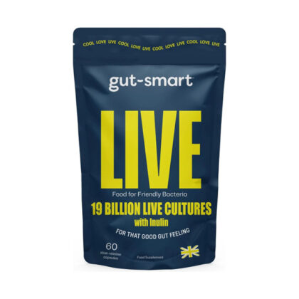 Gut Smart Live Cultures with Inulin 60 capsules