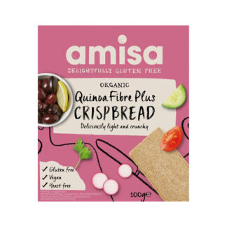 Amisa Quinoa Fibre Plus Crispbread 100g