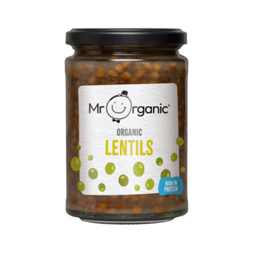 Mr Organic Lentils in a Glass Jar 350g