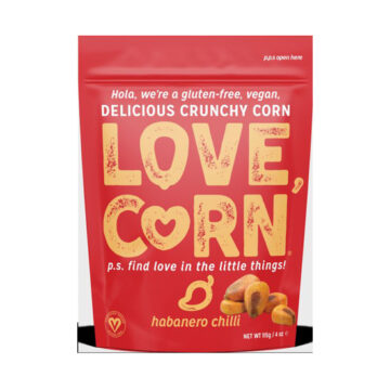 Love Corn Habanero Chilli Snack 115g