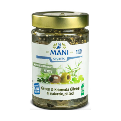 Mani Organic Mediterranean Mix in Olive Oil 190g