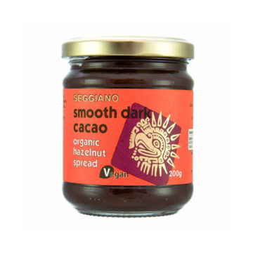 Seggiano Smooth Dark Cacao Organic Hazelnut Spread 200g