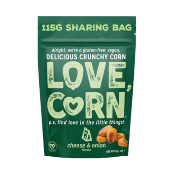 Love Corn Cheese and Onion Snack 115g