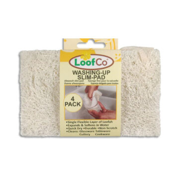 LoofCo Washing Up Pad Slim 4 pack