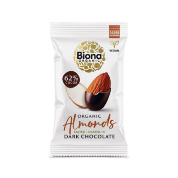 Biona Organic Dark Chocolate Coated Almonds 30g