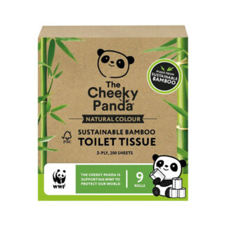 The Cheeky Panda Natural Colour Toilet Tissue 9 rolls
