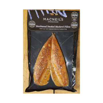 Macneil’s Beechwood Smoked Mackerel Fillets 165g